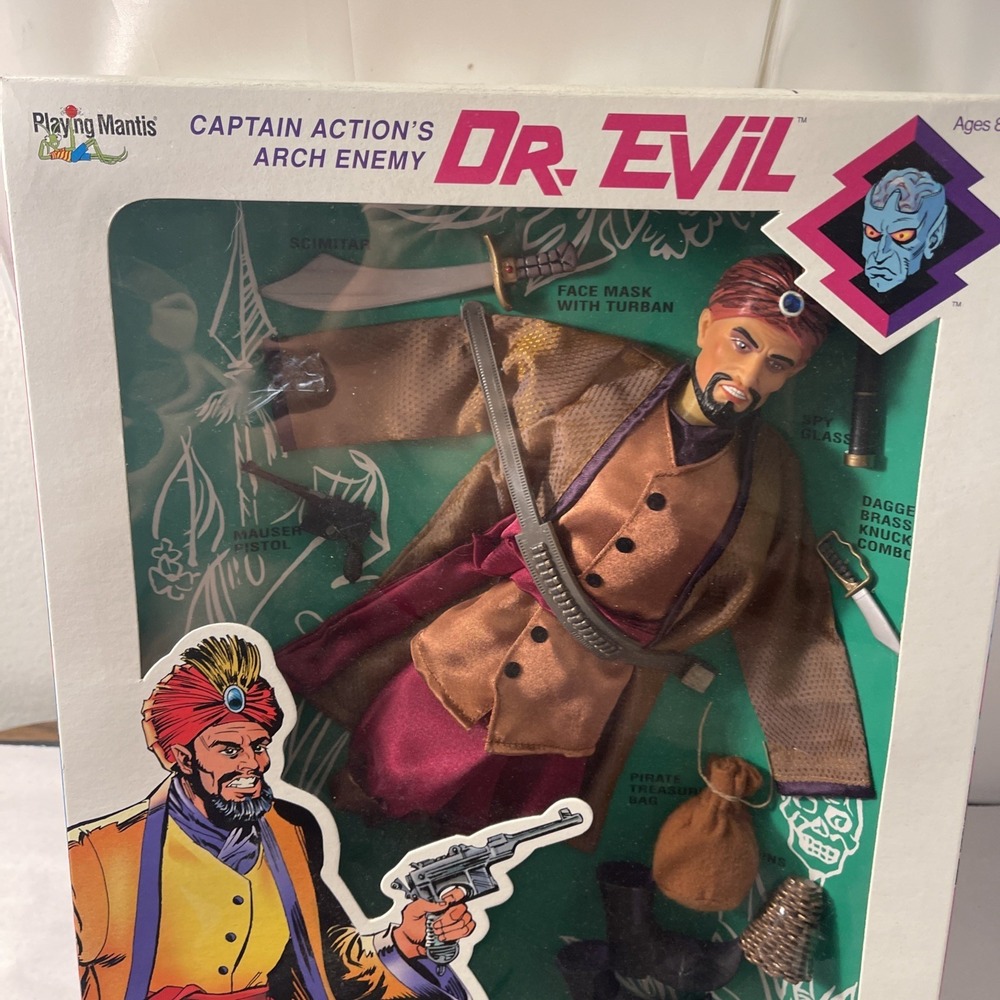 Kabai Singh Uniform & Equipment Captain Action Dr Evil Playing Mantis 1999 New - Picture 8 of 16